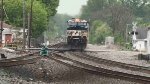 NS 4612 has passed and he grabs another welding rod.